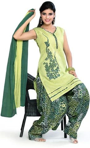 Ladies Cotton Printed Salwar Suit