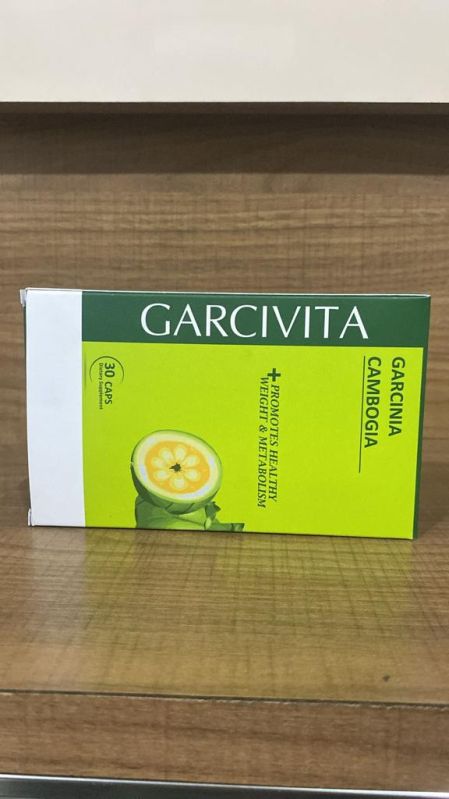 Green Garcivita Capsule, for Supplement Diet, Grade Standard : Medicine Grade