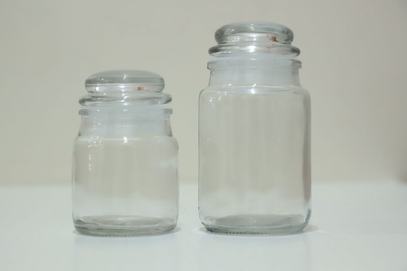 Glass candle jar, Packaging Type : box