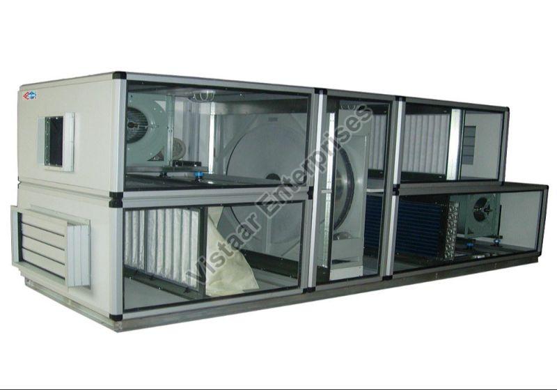 Grey Automatic Air Handling Unit With Heat Recovery, for Industrial, Certification : ISI Certified