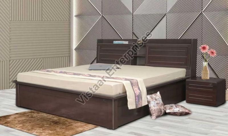 Polished Wooden Aramika Full Hydraulic Bed, For Home, Size : King Size, Queen Size