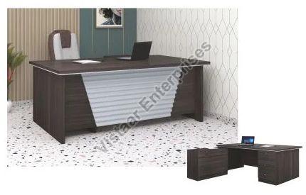 Polished Wood DOT-04 Office Workstation, Size : 5’x.2.5′, 6’x3′.′, 7’x3′ Feet