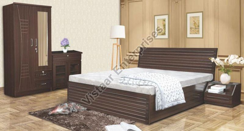 Polished Wood Elite Bedroom Set, for Home, Size : Standard