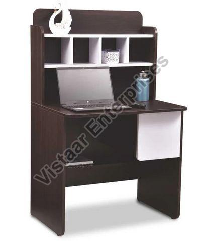 Brown Rectangular Wood Plain Polished Genius Study Table