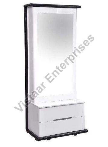 White Rectangular Polished Glamour Dressing Table, for Home, Size : 800 x 1850 x 960 mm