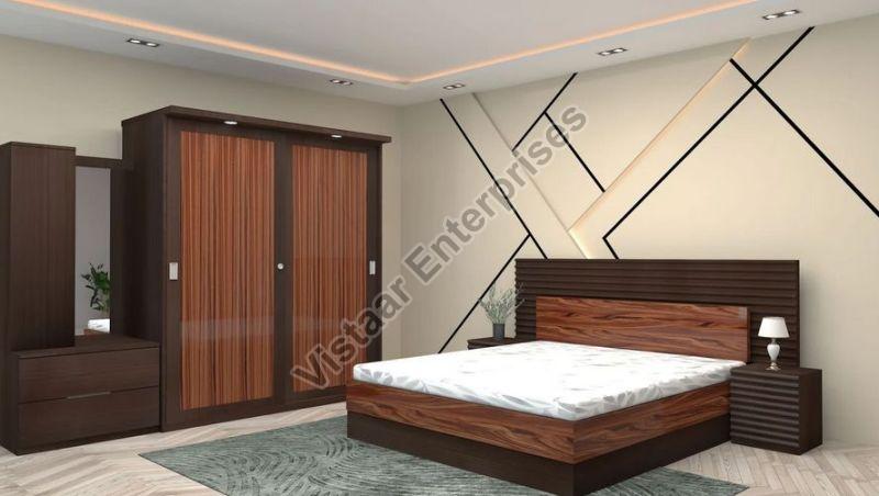 Polished Wood Gracia Bedroom Set, for Home, Size : Standard