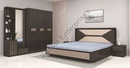 Polished Wood Helios Bedroom Set, For Home, Size : Standard