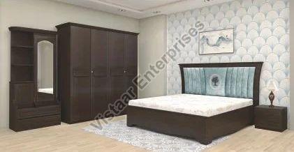 Polished Wood Parker Bedroom Set, for Home, Size : Standard