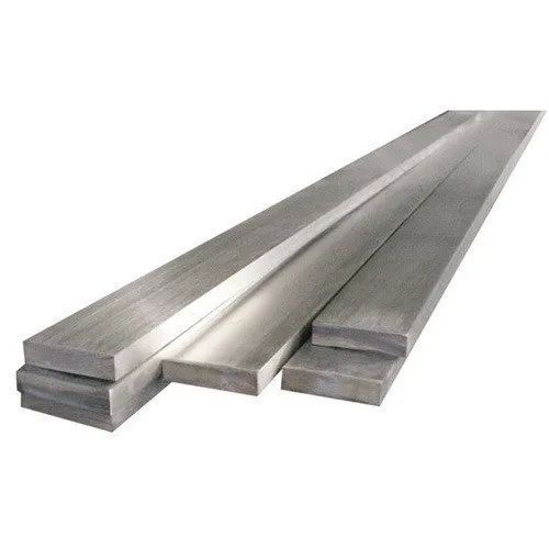 Silver Alloy Steel Flat Bar, for Industrial, Shape : Rectangular