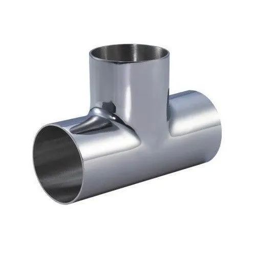 MFF Polished Stainless Steel Pipe Tee, Feature : High Strength, Fine Finishing, Excellent Quality