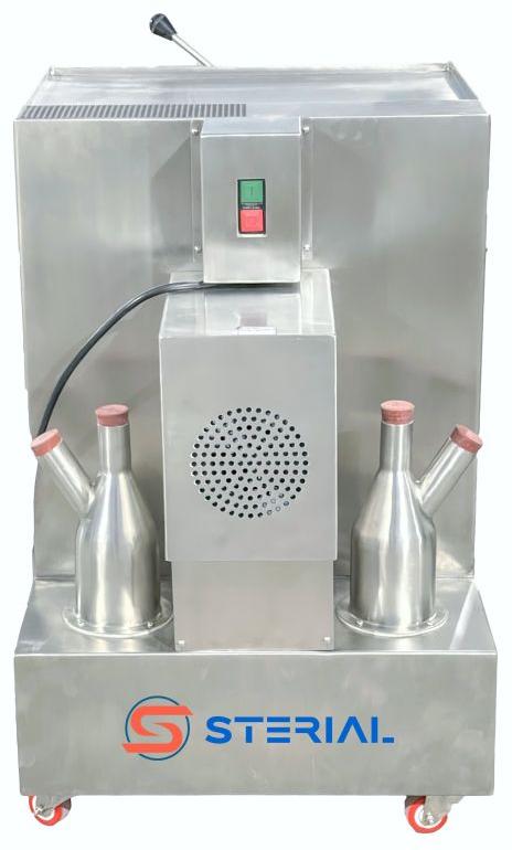 Three Phase 410V Polished Stainless Steel Dust Extractor, for Pharmaceutical