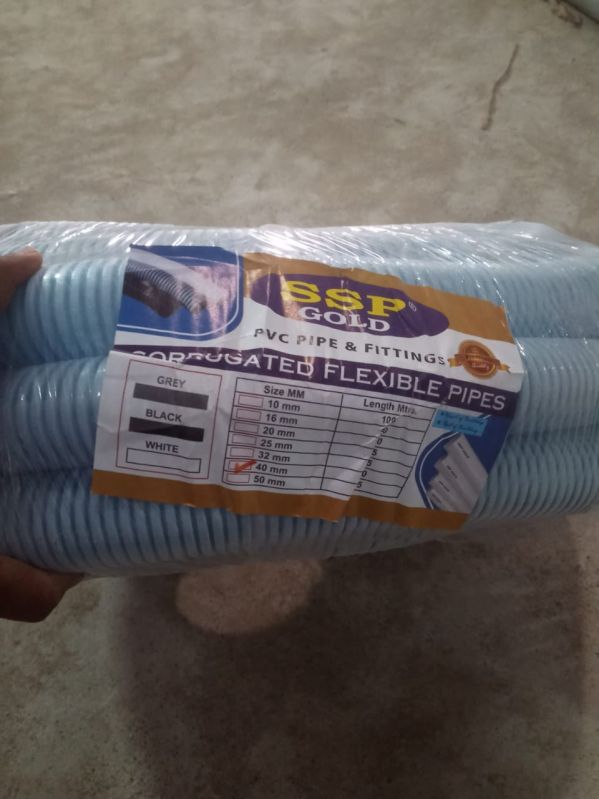 corrugated flexible plastic pipe