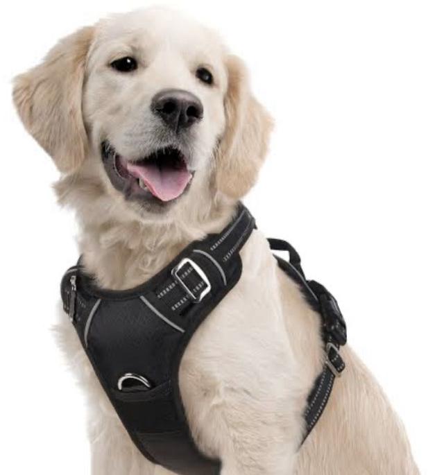 Dog Harness, Color : Black