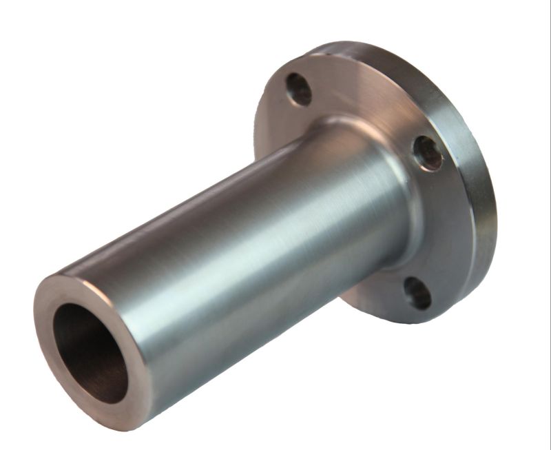 Silver Mild Steel Long Weld Neck Flange, for Industrial Fitting, Standard : ASTM A403 / ASME SA403