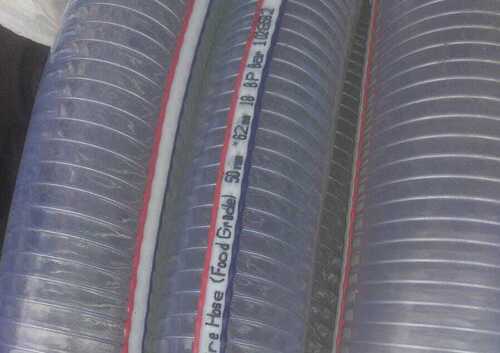 Transparent PVC Thunder Hose Pipes, for Industrial, Certification : ISI Certified