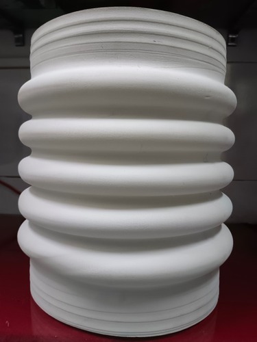 White Round Reinforced Rubber Bellows, for Industrial, Size : Standard