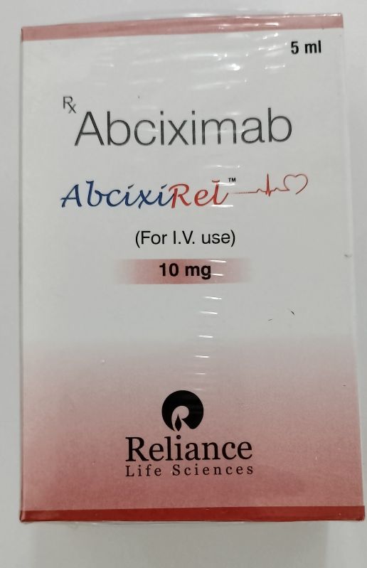 Abcixirel abciximab 10mg injection, Shelf Life : 3 Months