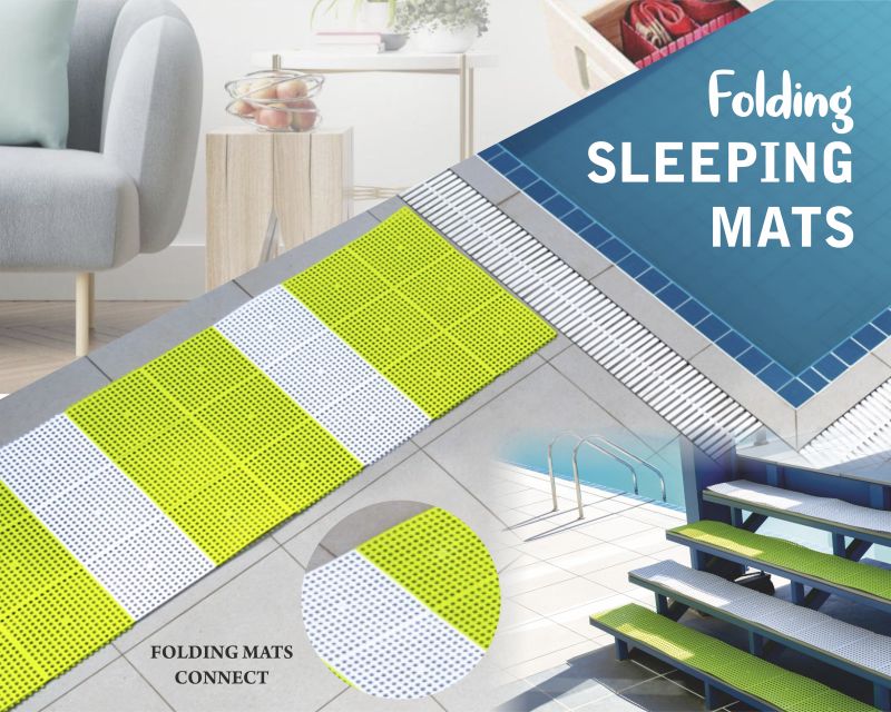 Plain Plastic Folding Sleeping Mats, Size : Standard