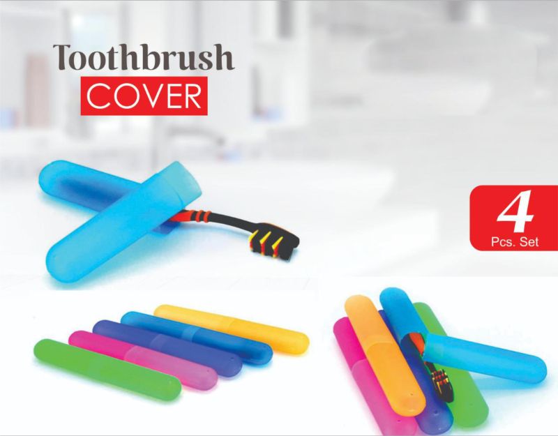 Plain Plastic Toothbrush Cover, Shape : Rectangular