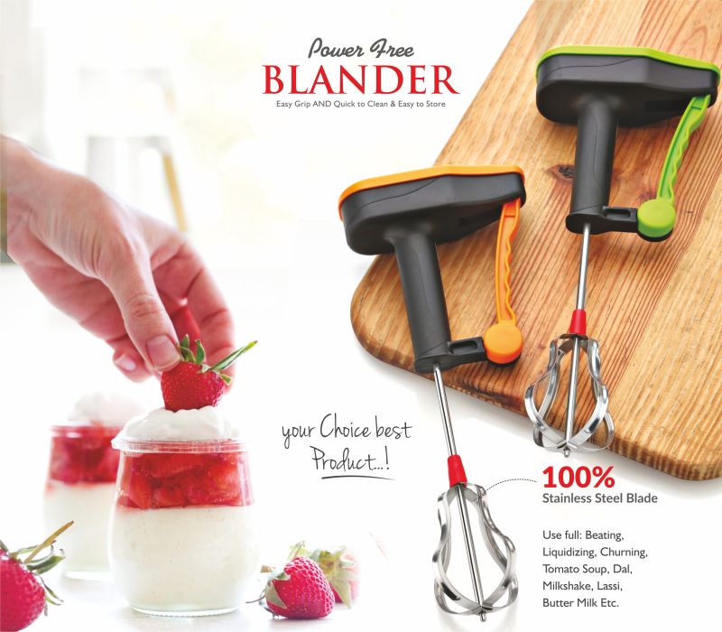 Power Free Blender, For Kitchen Use, Certification : Isi Certified