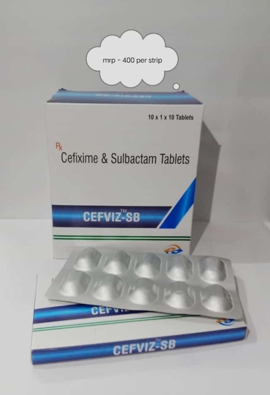 Cefviz sb tablets, for Pharmaceuticals, Hospital, Shelf Life : 2 Year