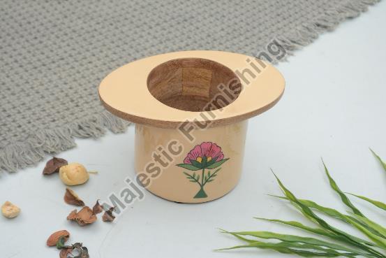 French Collection Wooden Flower Vase