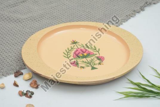 Printed French Collection Wooden Tray, for Homes, Hotels, Restaurants, Banquet, Size : 40x34x4 Cm