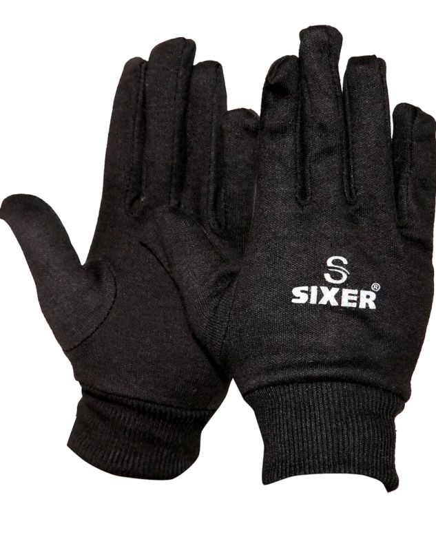 Plain Cotton Sixer Cricket Batting Gloves, Size : All Sizes