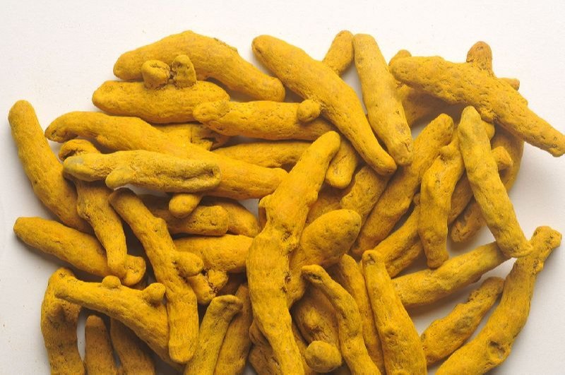 Yellow Sticks Polished Dried Turmeric Finger, for Cooking, Packaging Type : PP Bags