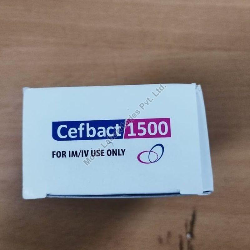 Cefbact-1500 Injection, Packaging Type : Ampoule