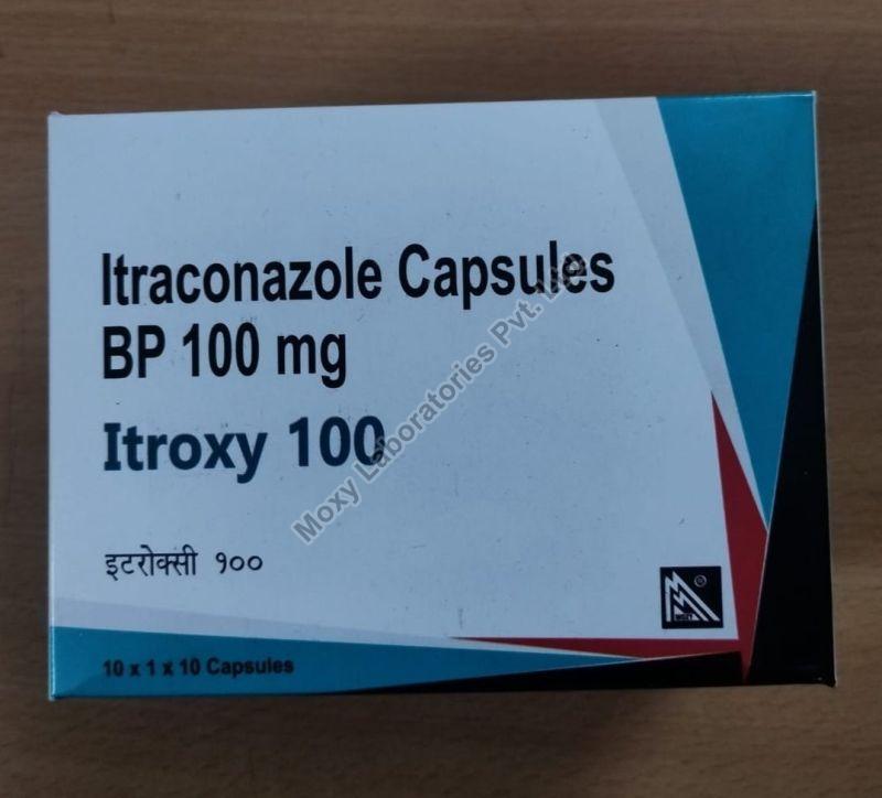 Itroxy 100 Capsules, Packaging Type : Strip