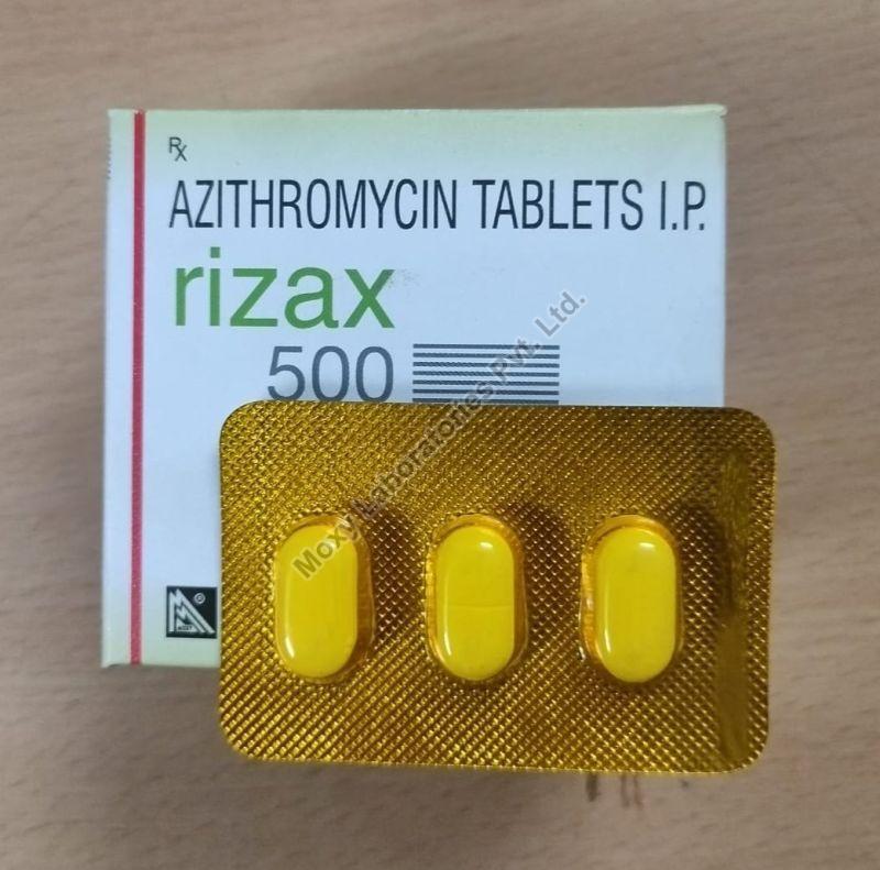 Rizax-500 Tablets, Packaging Size : 10*3