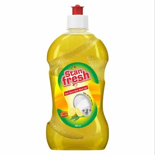 Stan Fresh Dish Wash Liquid Gel, Feature : Anti Bacterial, Antiseptic, Eco-friendly
