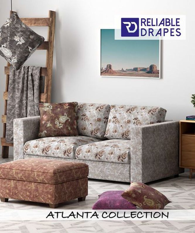 Printed Polyester Atlanta Sofa Fabric, Feature : Anti-Wrinkle, Comfortable, Dry Cleaning, Easily Washable