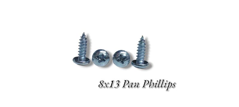 8x13 Pan Phillips Self Tapping Screw