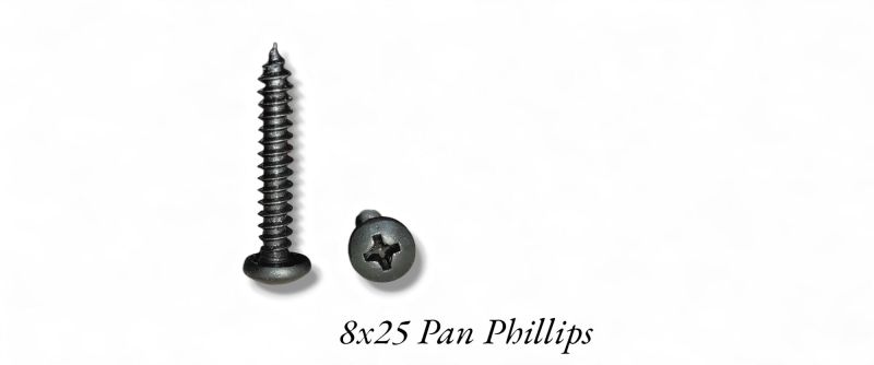 8x25 Pan Phillips Self Tapping Screw