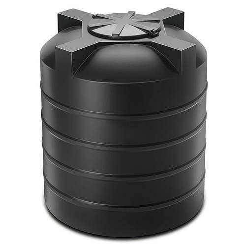 Black Round Powder Coated PVC Water Storage Tank, Capacity : 1000-2000ltr