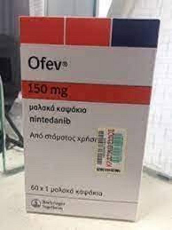Ofev Nintedanib 150MG Capsules, for Supplement Diet, Certification : FSSAI Certified