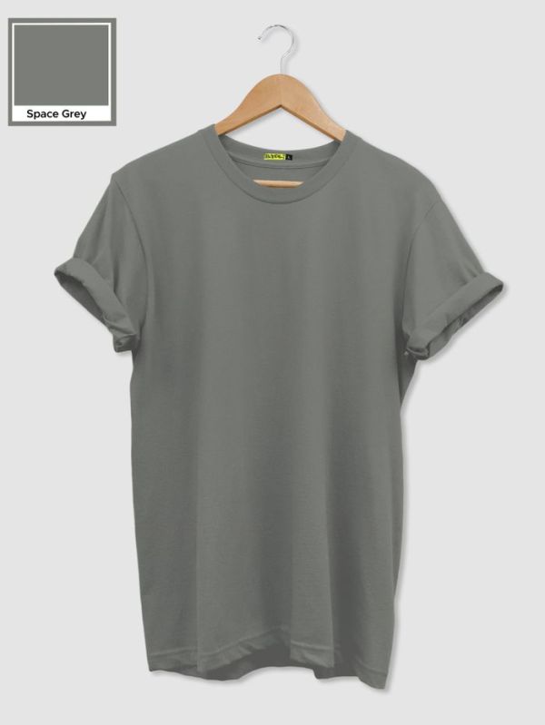 Half Plain Cotton T Shirts