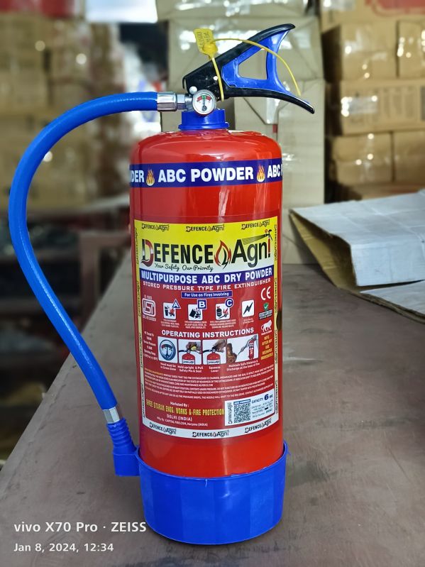Abc Fire Extinguisher Defence Agni, For Office, Industry, Mall, Factory, Certification : Isi Certified