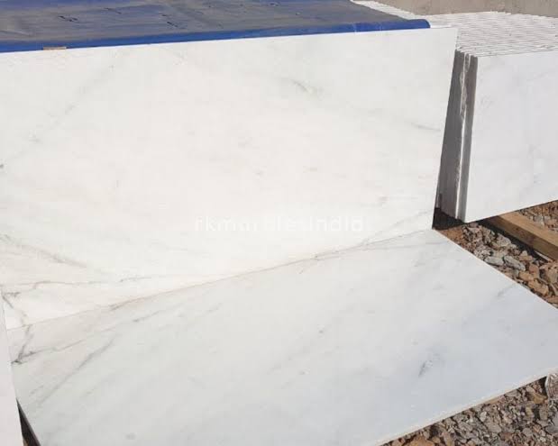 Brown Square Plain Non Polished rk white marble, for Flooring Use, Making Temple, Statue, Wall Use