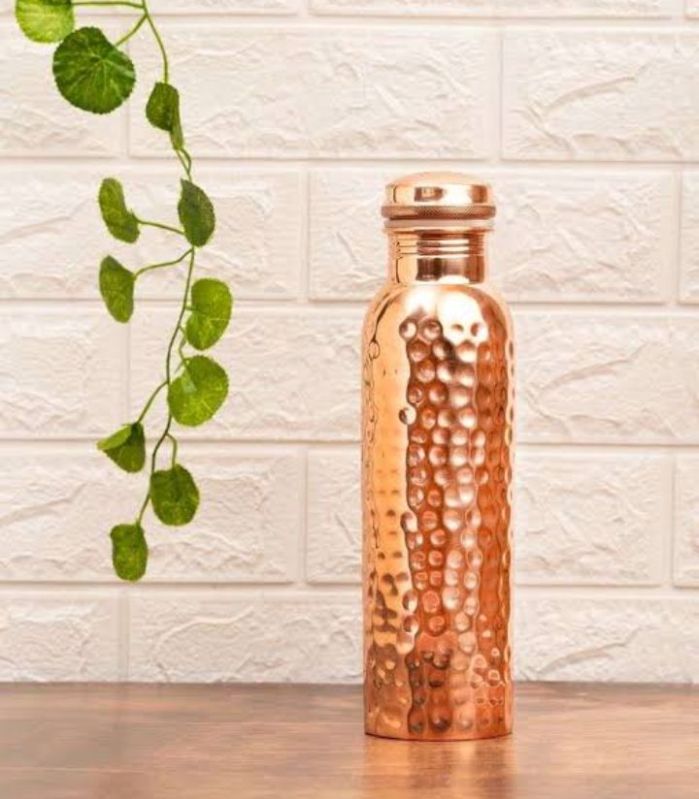 Gold HIFZA METALS Above 1kg Copper Water Bottle, Size : 14