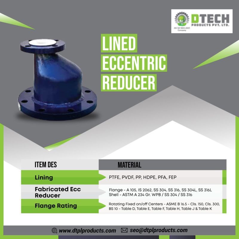 Lined Eccentric Reducer