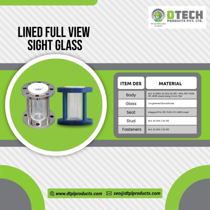 Lined Ful View Sight Glass