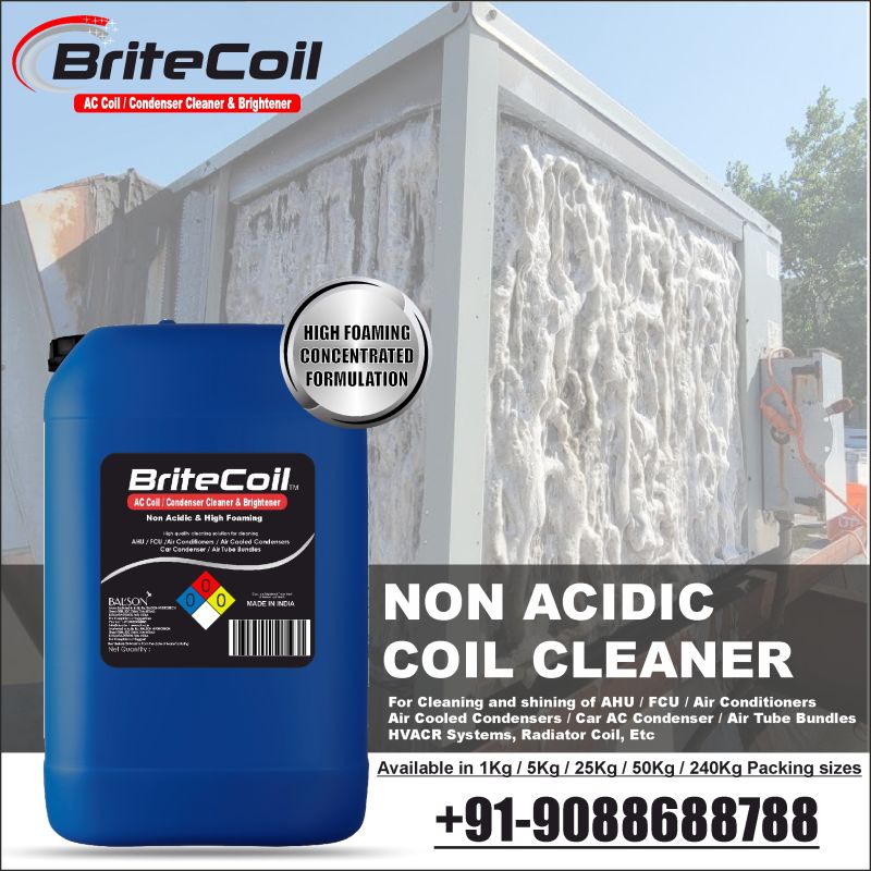 BriteCoil AC Coil Cleaner Alkaline Chemical 25KG