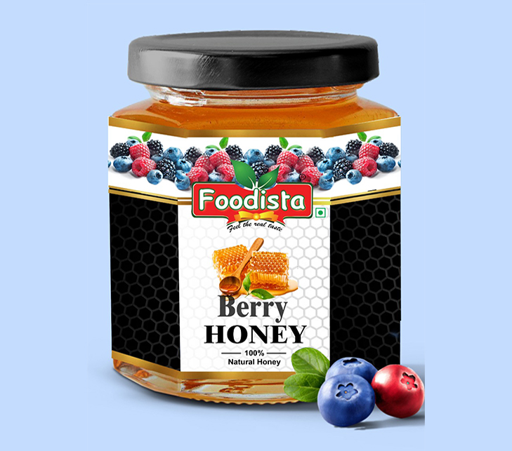 Light Red Foodista Gel Berry Honey, for Personal, Certification : FSSAI Certified