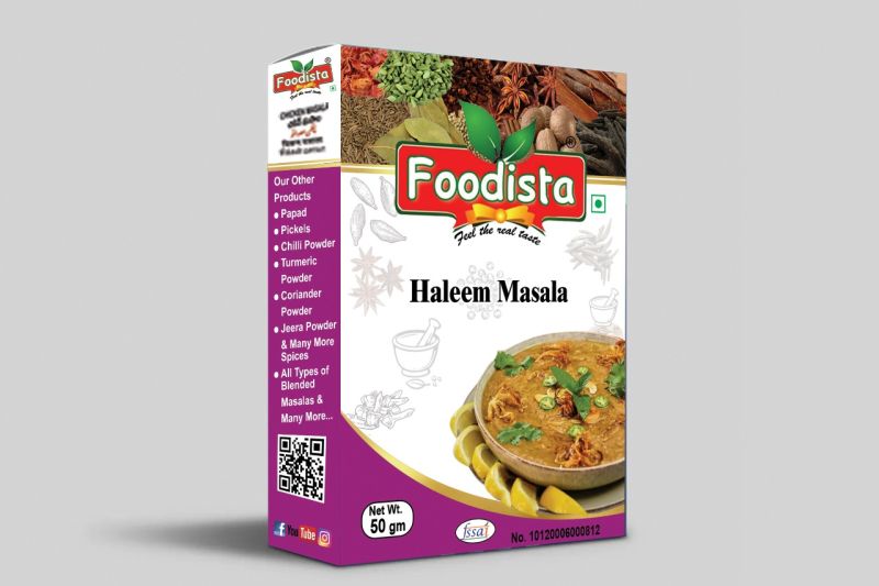Foodista Natural Haleem Masala Powder, for Cooking Use, Certification : FSSAI Certified