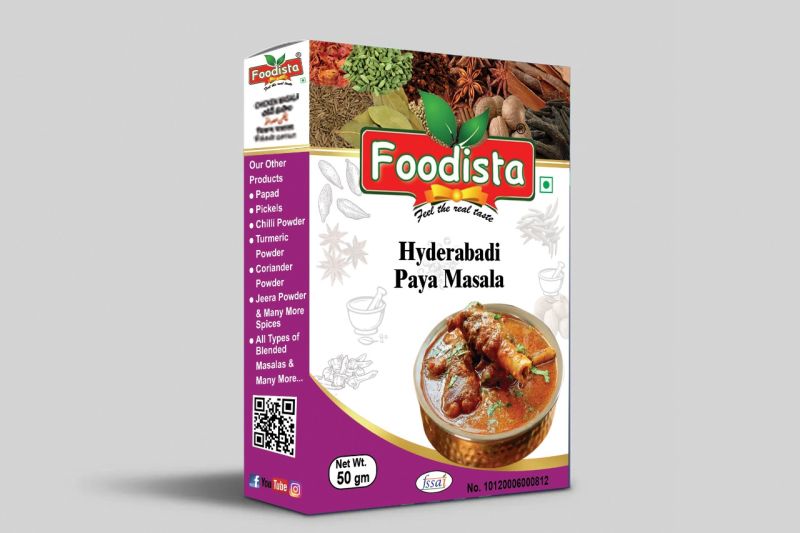 Light Brown Foodista Natural Hyderabadi Masala Powder, for Cooking Use, Certification : FSSAI Certified