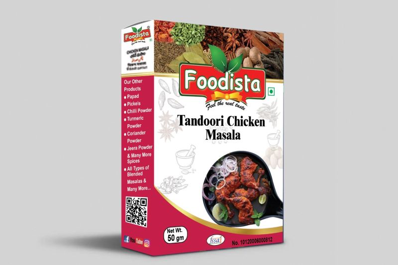 Blended Natural Tandoori Chicken Masala Powder, for Cooking, Spices, Certification : FSSAI Certified