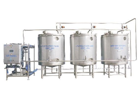 Stainless Steel CIP System, for Industrial